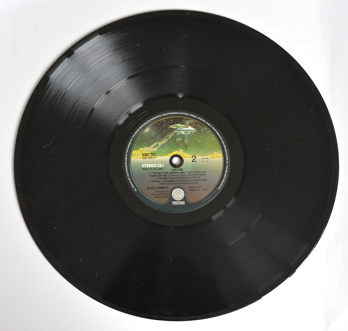 High Resolution Photo black sabbath live evil 2lp netherlands 